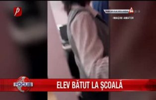 Elev batut la scoala