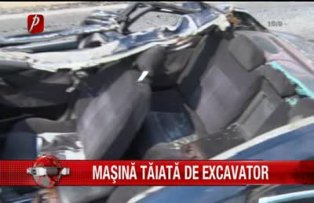 Masina taiata de excavator
