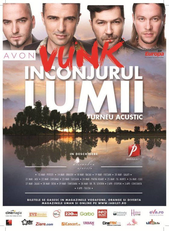 Trupa Vunk ofera cadouri muzicale de Ziua femeii