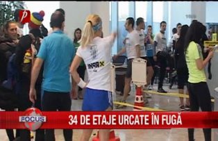 34 de etaje urcate in fuga
