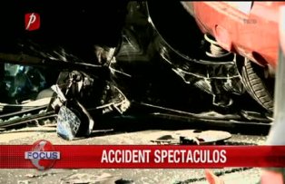 Accident spectaculos