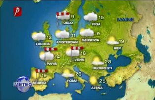Prognoza meteo pentru miercuri, 6 aprilie