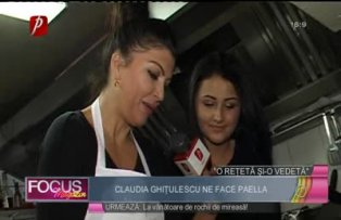 O reţetă şi-o vedetă: Claudia Ghiţulescu ne face paella