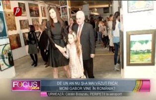 De un an nu si-a mai vazut fiica! Monica Gabor vine in Romania?