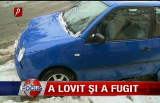 A lovit şi a fugit