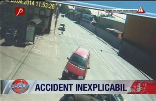 Accident grav surprins de camere