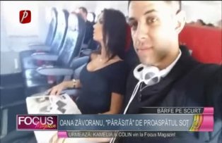 Oana Zăvoranu, "părăsită" de proaspătul soţ