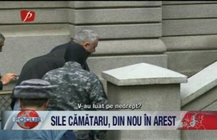 Sile Camataru din nou in arest
