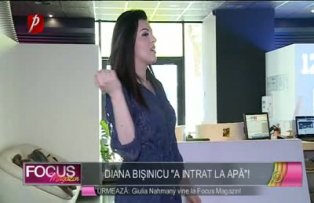 Diana Bişinicu "a intrat la apă"!