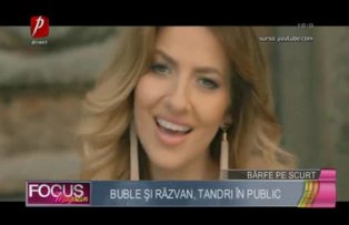 Buble şi Răzvan, tandri în public