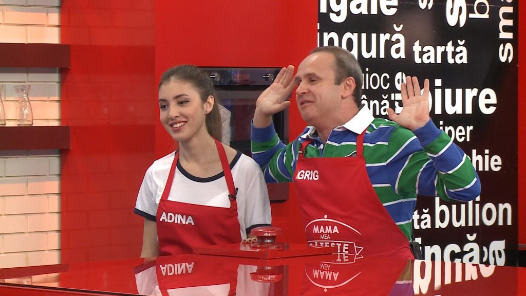 TRĂSNIŢII GRIG CHIROIU ŞI LIVIA TALOI ALIAS PUPĂZĂ ŞI EMA SE BAT ÎN DOUĂ REŢETE DE TORTURI LA MAMA MEA GĂTEŞTE MAI BINE!