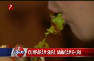 Cumpărăm supă mâncăm e-uri
