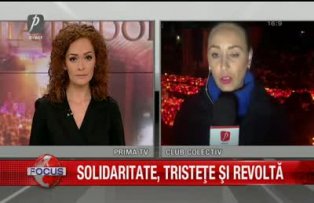 Solidaritate, tristeţe şi revoltă