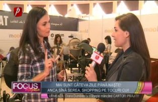 Anca Sînă Serea, shopping pe tocuri cui! Mai sunt câteva zile până naşte!