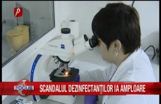 Scandalul dezinfectanţilor ia amploare