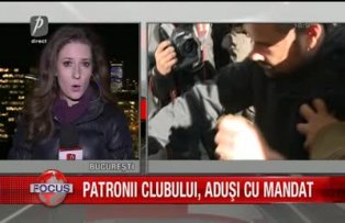 Patronii clubului aduşi cu mandat