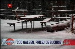 Cod galben prilej de bucurie.