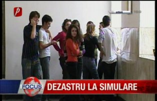 Dezastru la simulare