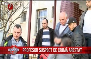 Profesor suspect de crimă arestat