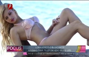 Lora a patit-o in vacanta! A ramas fara telefon!