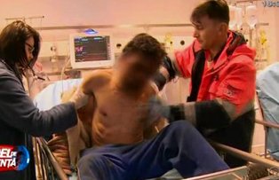 VIDEO / A fost injunghiat si batut cu bestialitate: "M-au taiat cu un cutit si m-au lovit cu bocancii in cap"