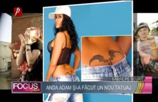 Anda Adam şi-a făcut un nou tatuaj