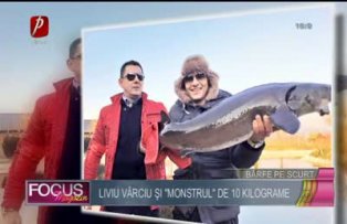 Liviu Vârciu şi "monstrul" de 10 kilograme