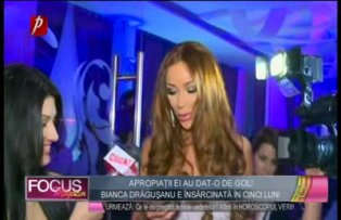 Apropiaţii ei au dat-o de gol! Bianca Drăguşanu e însărcinată în cinci luni