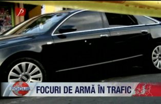 Focuri de arma in trafic