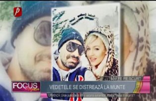 Vedetele se distrează la munte