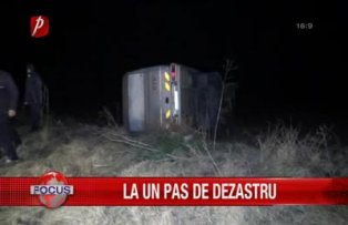 La un pas de dezastru