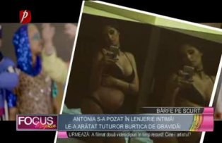 Antonia ne arata burtica de gravida! S-a pozat in lenjerie intima!