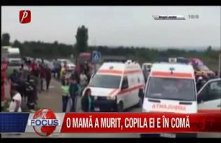 O mamă a murit, copila ei e in comă