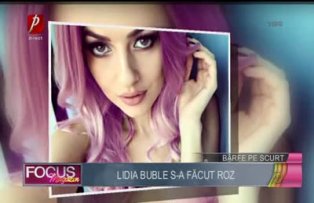 Lidia Buble s-a făcut roz