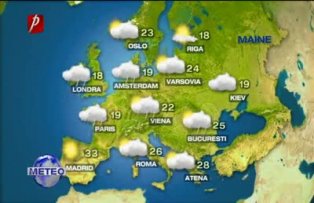 Prognoza meteo pentru luni, 13 iunie