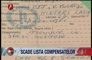 Scade lista compensatelor