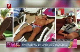 Mihai Trăistariu "şi-a luat la mişto" sprâncenele