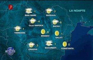 Meteo 13 decembrie