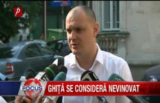 Ghiţă se consideră nevinovat