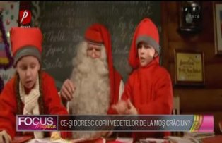 Ce-şi doresc copiii vedetelor de la Moş Crăciun?