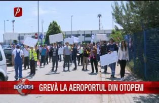 Grevă la aeroportul din Otopeni