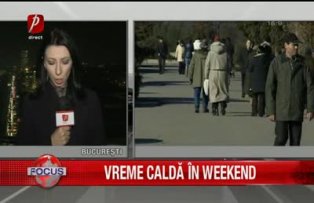 Vreme calda in weekend