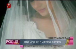 Irina Nicolae, o mireasă superbă