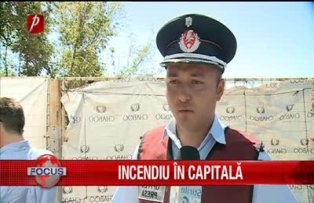 Incendiu in Capitala