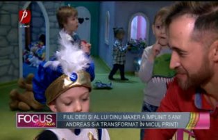 Fiul Deei şi al lui Dinu Maxer a împlinit 5 ani! Andreas s-a transformat în Micul Prinţ!